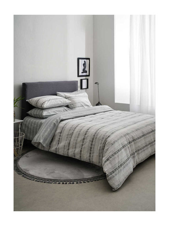 Vesta Home Πάπλωμα Υπέρδιπλο 220x230εκ. Irene-1 Γκρί 11.5 togs