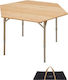 KingCamp Τραπέζι Αλουμινίου για Camping Πτυσσόμενο 22x20x20cm Ασημί