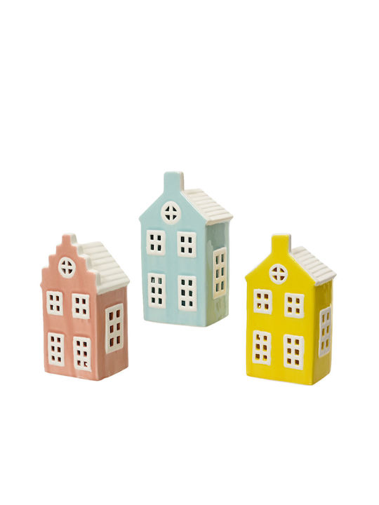 Beauty Home Decorative Porcelain House 7.8 X 6.3 X 15 Cm