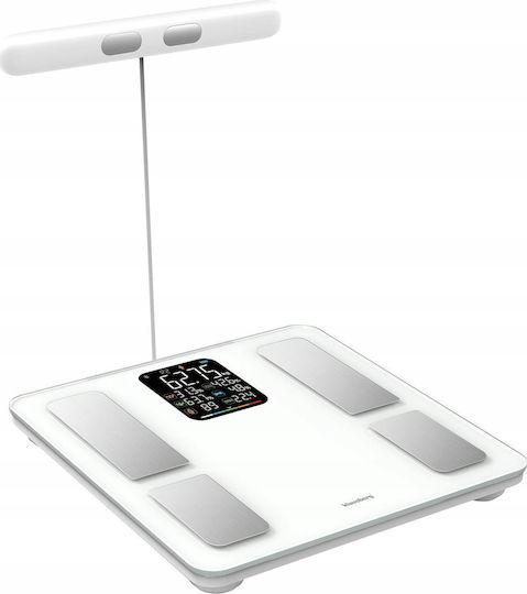 Klausberg Smart Ζυγαριά 180kg με Bluetooth Λευκή KB-7857