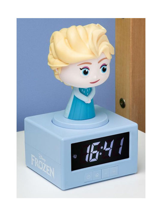 Paladone Disney Elsa Frozen Blue Desktop Clock