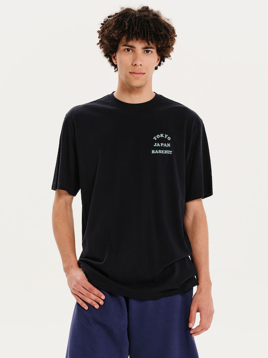 Basehit T-shirt Navy Μπλε