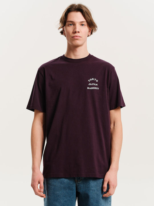 Basehit T-shirt Μωβ