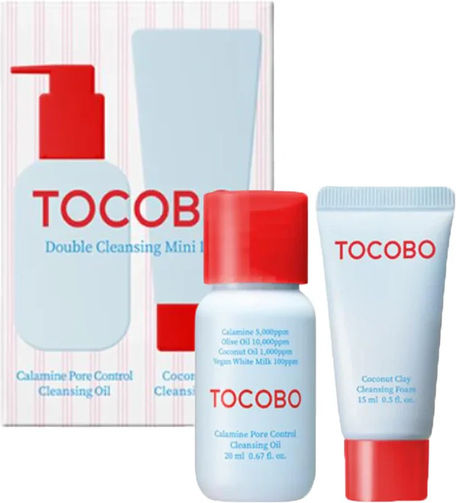 Tocobo Double Cleansing Mini Duo Set de Călătorie pentru Hidratare & Acnee 2buc