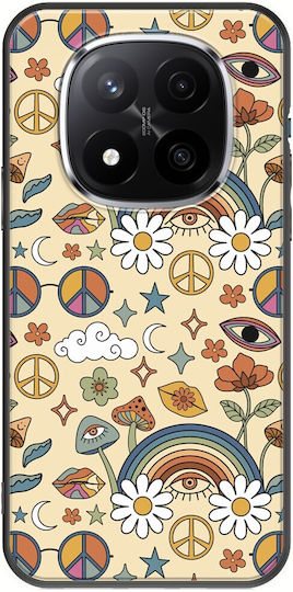 Hippie Rainbow Xiaomi Poco X7 5g TPU Negru Silicon Negru