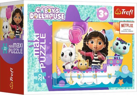 Παιδικό Puzzle Cat House Gabi για 3+ Ετών 20pcs Trefl