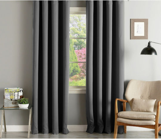 Sidi Home Plast Verdunkelung Mit Grommets Schwarze 140x260cm