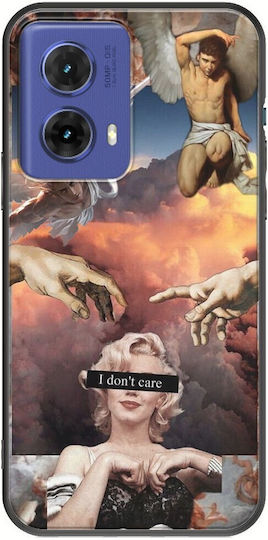 I Dont Care Motorola Moto G85 5g Black Tpu Μαύρη Σιλικόνη