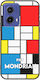 Piet Mondrian Motorola Moto G85 5g Black Tpu Μαύρη Σιλικόνη