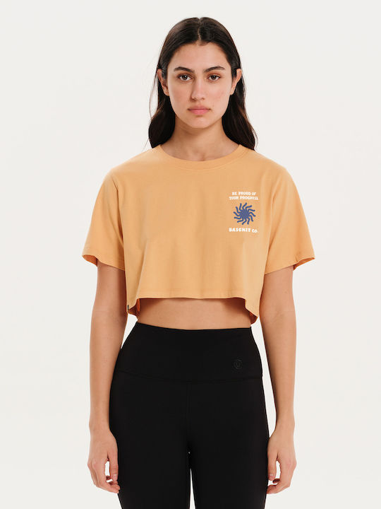 Women's Crop T-shirt Orange