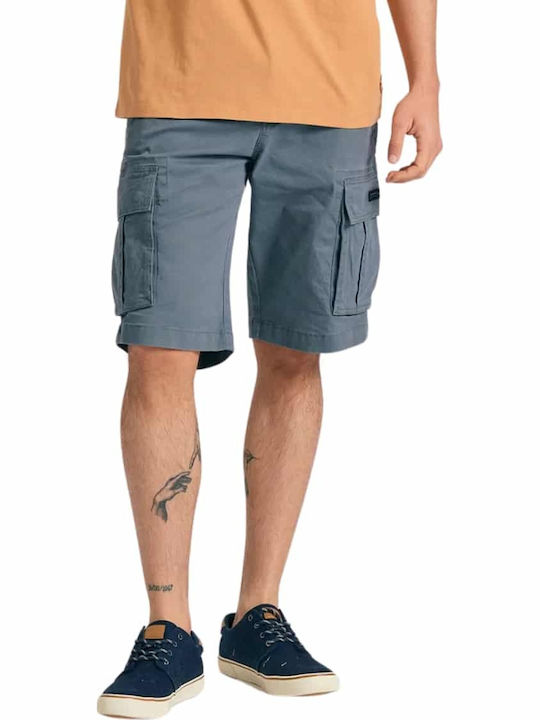 Funky Buddha Ανδρική Βερμούδα Cargo Steel Grey