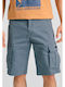 Herrenshorts Cargo Steel Grey