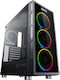 Aqirys Antares Gaming Midi Tower Κουτί Υπολογιστή με Πλαϊνό Παράθυρο και ARGB Φωτισμό Μαύρο