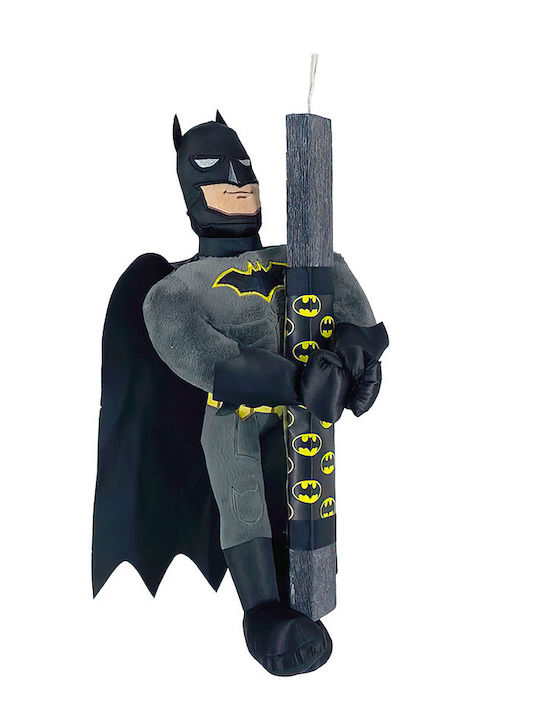Χειροποίητη Αρωματική Λαμπάδα Λούτρινο Batman Χειροποίητη Αρωματική Λαμπάδα Λούτρινο Batman