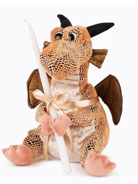 Lumânare Dinozaur 32cm Amek Toys Galbenă
