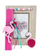 Handgemachte Duftkerze Rahmen Flamingo