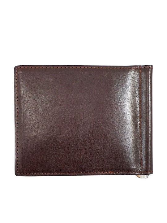 Mybag Leather Money Clip Brown
