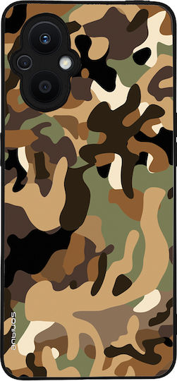 Θήκη Sonique Camouflage Army Series Oppo Reno7 Lite 5g Oppo Reno8 Lite 5g Καφέ