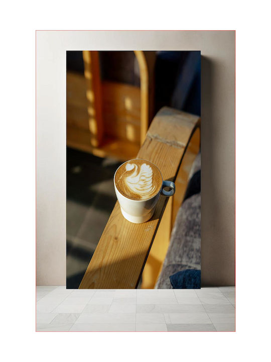 Gemälde Tasse Kaffee Latte Art 80x120