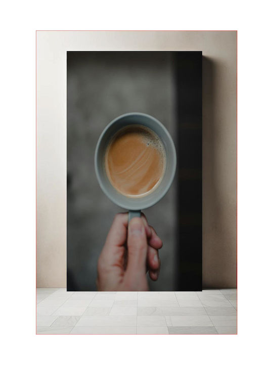 Painting Holding A Cup of Coffee 80x120