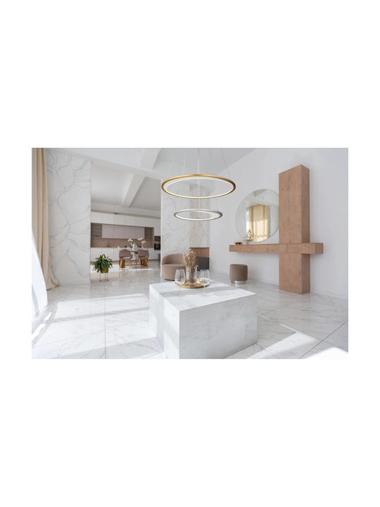 Globo Lighting Κρεμαστό Φωτιστικό Ασημί