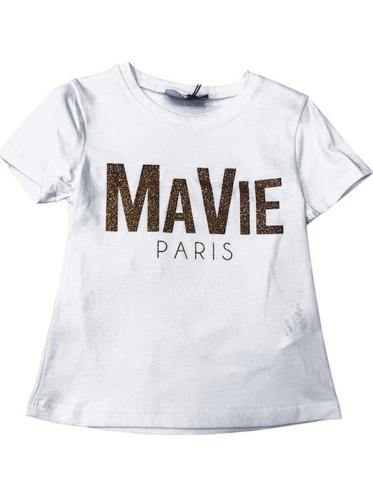 Mavie Kinderbluse Weiß
