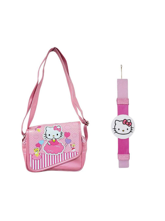 Handmade Scented Candle Girl Shoulder Bag 18x22 Hello Kitty