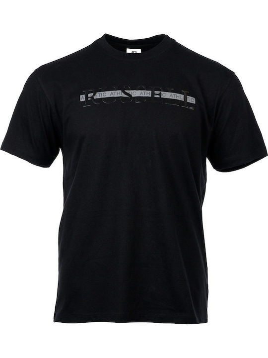 Russell Athletic Crew Neck T-shirt Μαυρο
