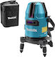 Makita Линейно Лазерен нивелир Зелен лъч 12V с Работен обхват 10м