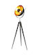 Globo Lighting Флоресцентна Лампа с Цокъл за Лампа E27 Черна
