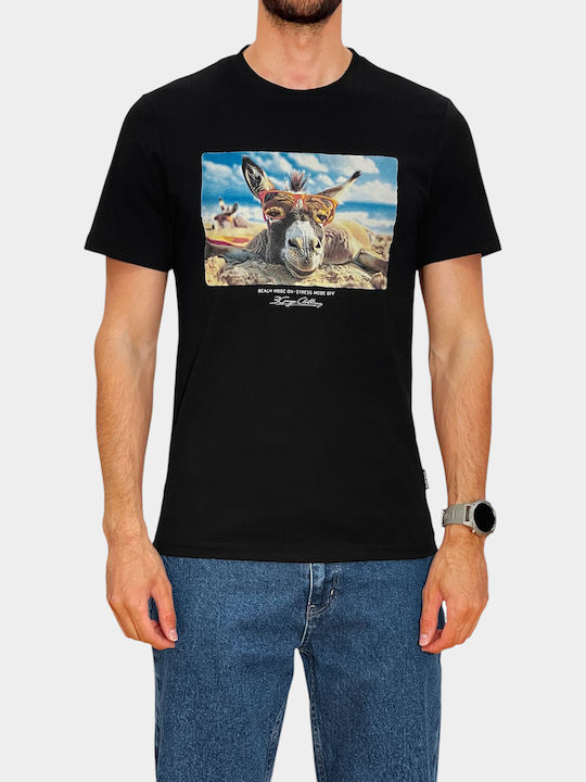 T-shirt Μαυρο