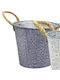 HOMie Planter Metal Gray 18x18x17cm.