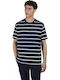 T-Shirt Blue/white