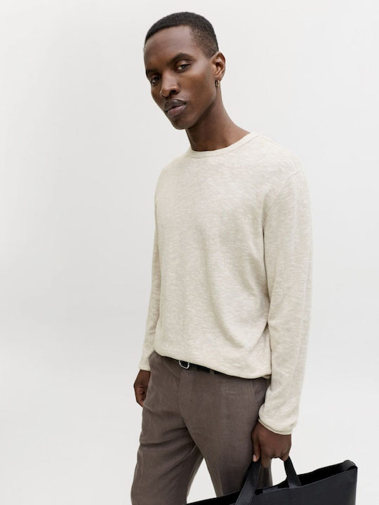 Jack & Jones Langarm Pullover Cloud Dancer