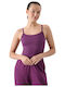 Bluze Damă Sport Crop Top Violet