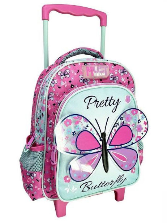 Must Team Schulranzen Trolley Kindergarten mit Flaschenhalter Rosa 8lt 27 x 10 x 31cm