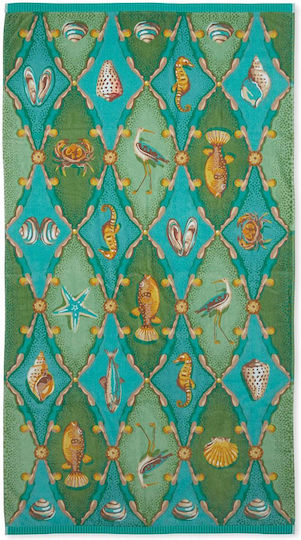 PiP Studio Beach Towel Green 180x100cm.