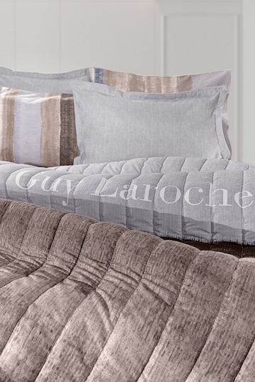 Guy Laroche Santiago Σετ Κουβερλί Υπέρδιπλο Stone 220x240cm