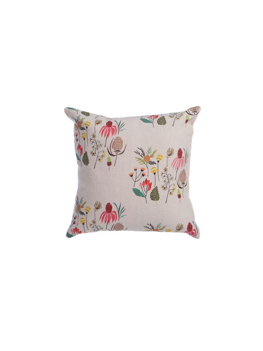 Nef-Nef Homeware Față De Pernă Flori Din 100% Bumbac Multicolor 45x45cm