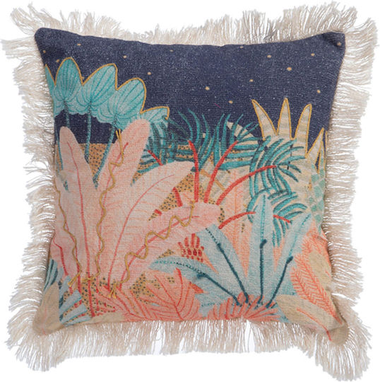 Nef-Nef Homeware Dekorativer Kissenbezug Niovi aus 100% Baumwolle Mehrfarbig 45x45cm