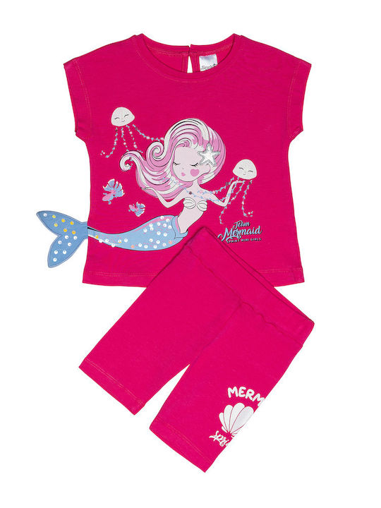 Sprint Kinder-Set mit Leggings Sommer 2Stück Fu...