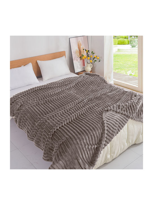 To megalo pazari Blanket Velvet Queen 220x240cm...