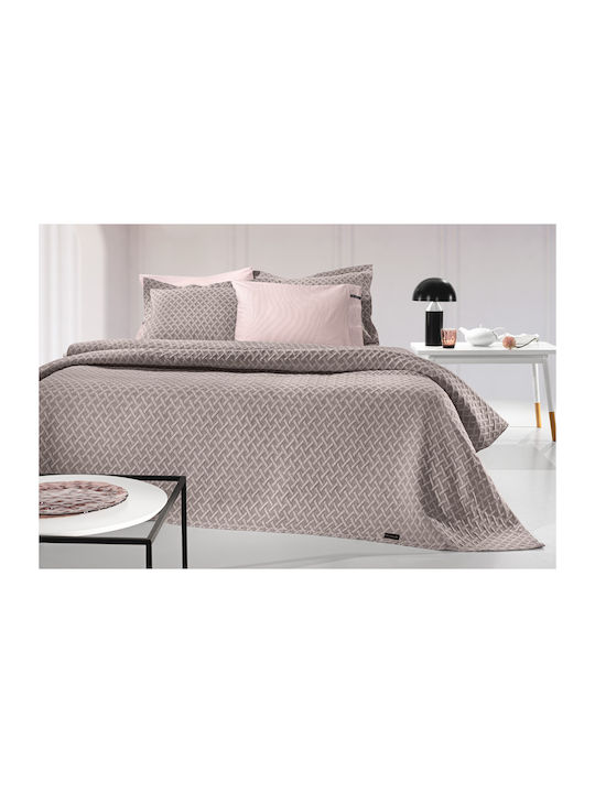 Guy Laroche Bello Κουβέρτα Πικέ Υπέρδιπλη 245x260εκ. Wenge