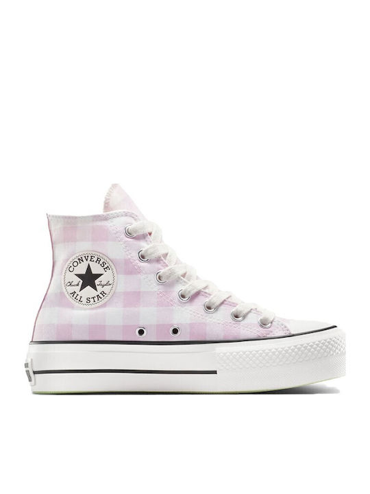 Converse Lift Флатформи Сникърси Розови