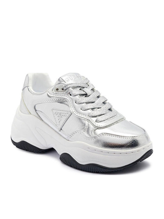 Guess Sneakers Silver FLPHAPLEL12-SILVER