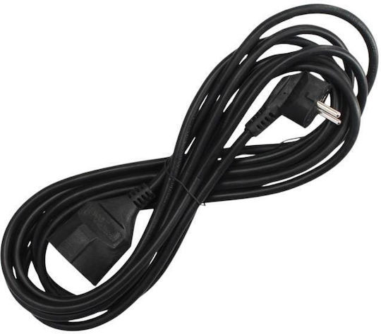 GSC Cablu de prelungire cu role cu lungimea de 3m Diametru 3 x 1.5mm² Neagră