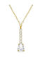 Victoria Cruz Charm aus Vergoldet Silber mit Zirkon