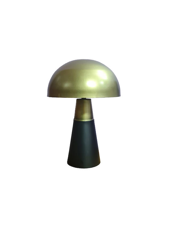 InTheBox Metal Table Lamp LED with Gold Shade and Black Base