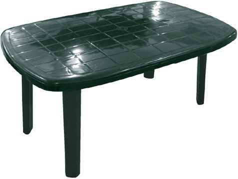 Plastic Garden & Terrace Table for Small Spaces Green 90x72x72cm