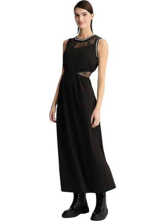 Liu Jo Knitted Dress with Tulle All Day Black